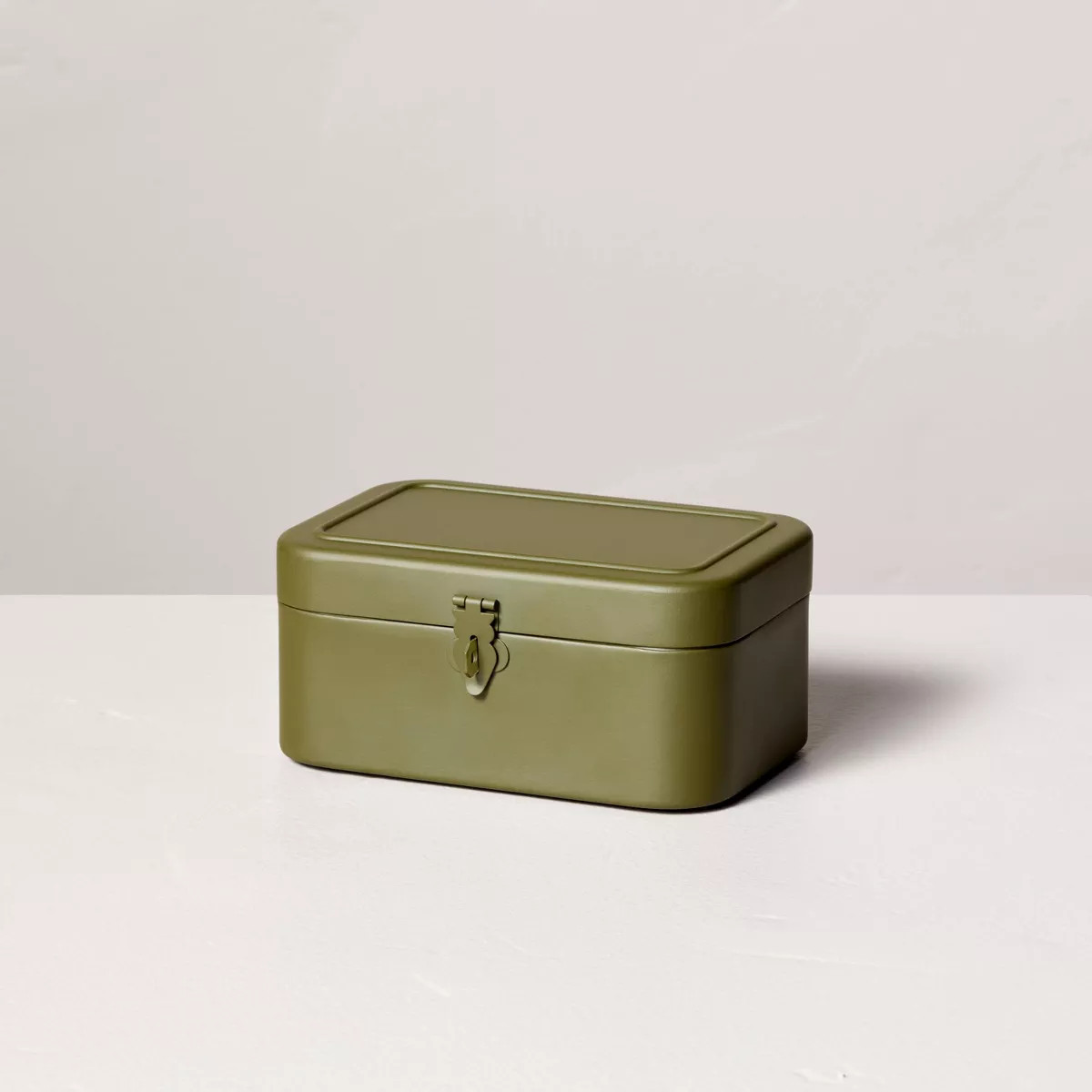 Decorative Metal Storage Box Green - Hearth & Hand™ with Magnolia | Target