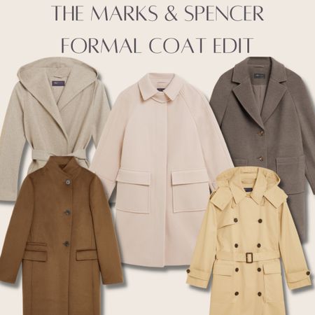 Formal Beige / Grey Winter Coats perfect for the office! 
#marksandspencer #winterjacket #carcoat #longlinecoat #trenchcoat #woolcoat #beigecoat

#LTKstyletip #LTKSeasonal