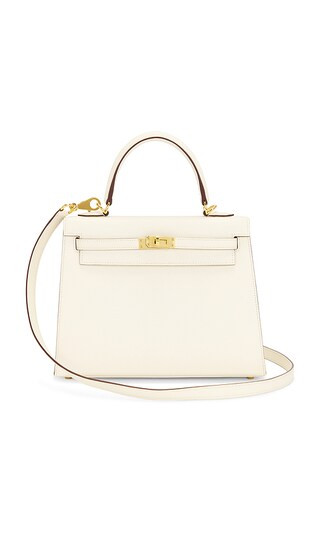 Hermes Epsom Kelly 25 Handbag in Craie | Revolve Clothing (Global)
