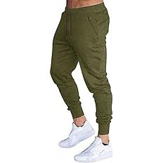 BUXKR Men's Slim Joggers Workout Pants for Gym Running and Bodybuilding Athletic Bottom Sweatpant... | Amazon (US)