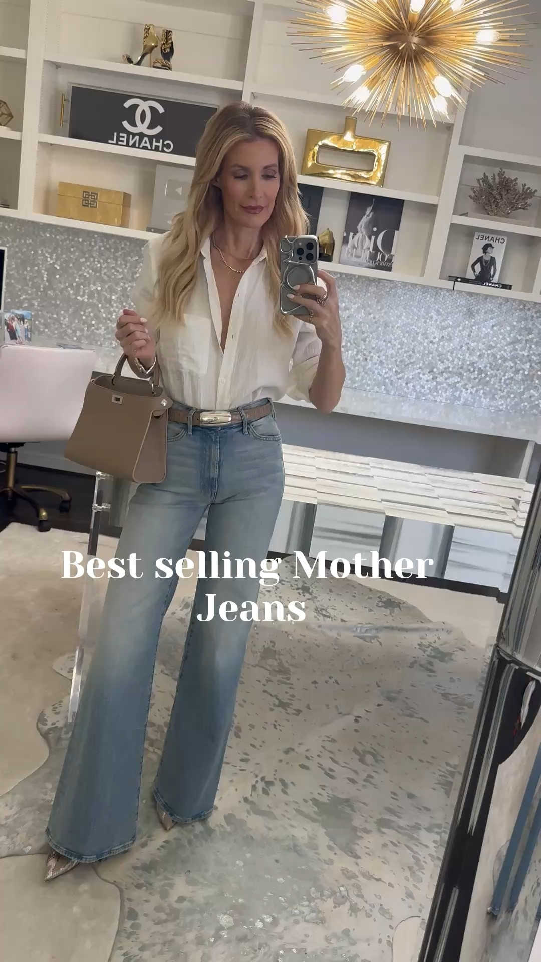 Flattering wide leg jeans that lift and slim (top seller for a reason!)
These jeans are so good—I own them in multiple colors and they’re incredibly flattering with the best fit through the back. Paired with a super soft white button-down that’s a must-have for summer!
I’m wearing size 24 in the jeans and XS in the top and belt, everything fits true to size. 

 #LTKgrwm #LTKSeasonal #LTKOver40