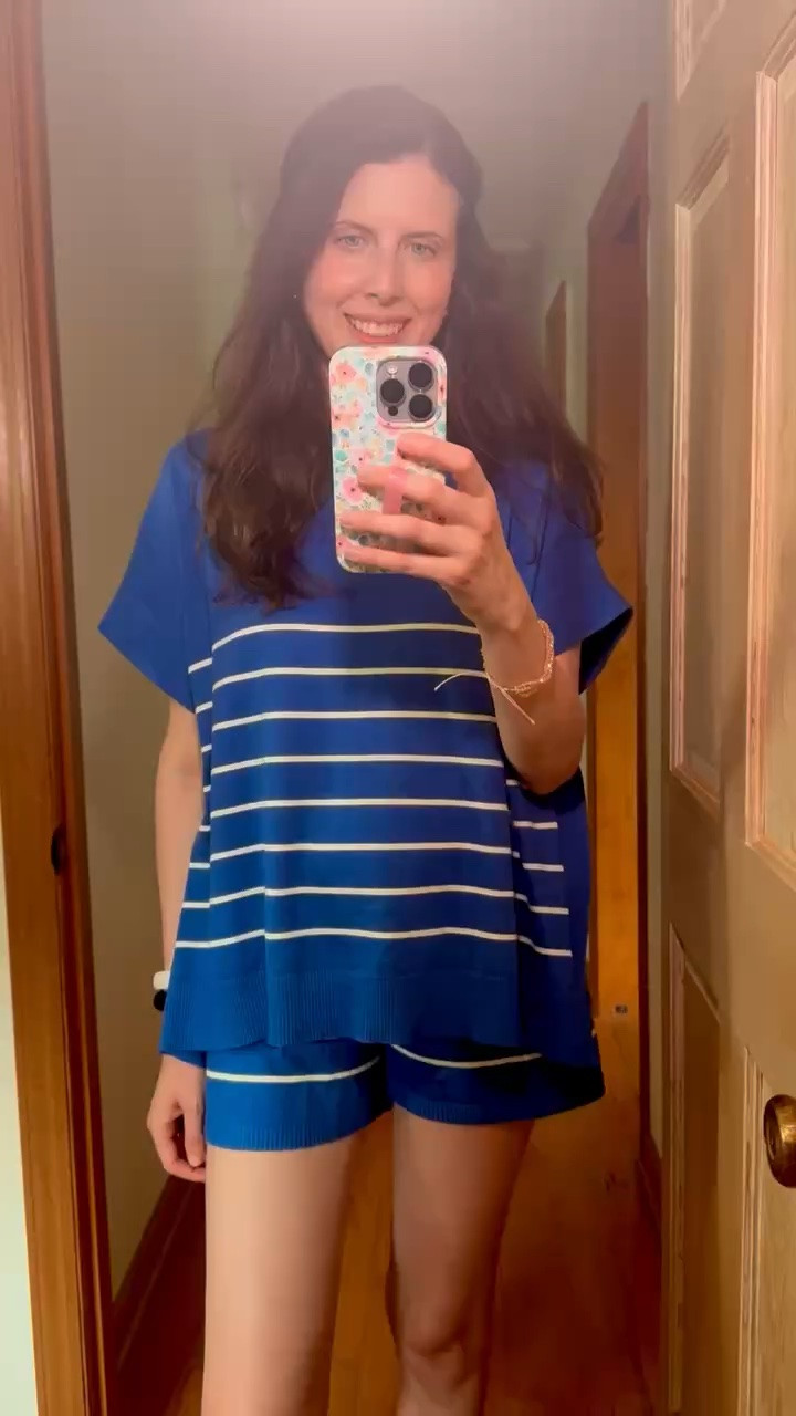 Two piece stripes set from Amazon. We both have and love that you can mix the max match the pieces.

#LTKdayinmylife #LTKgrwm #LTKootd