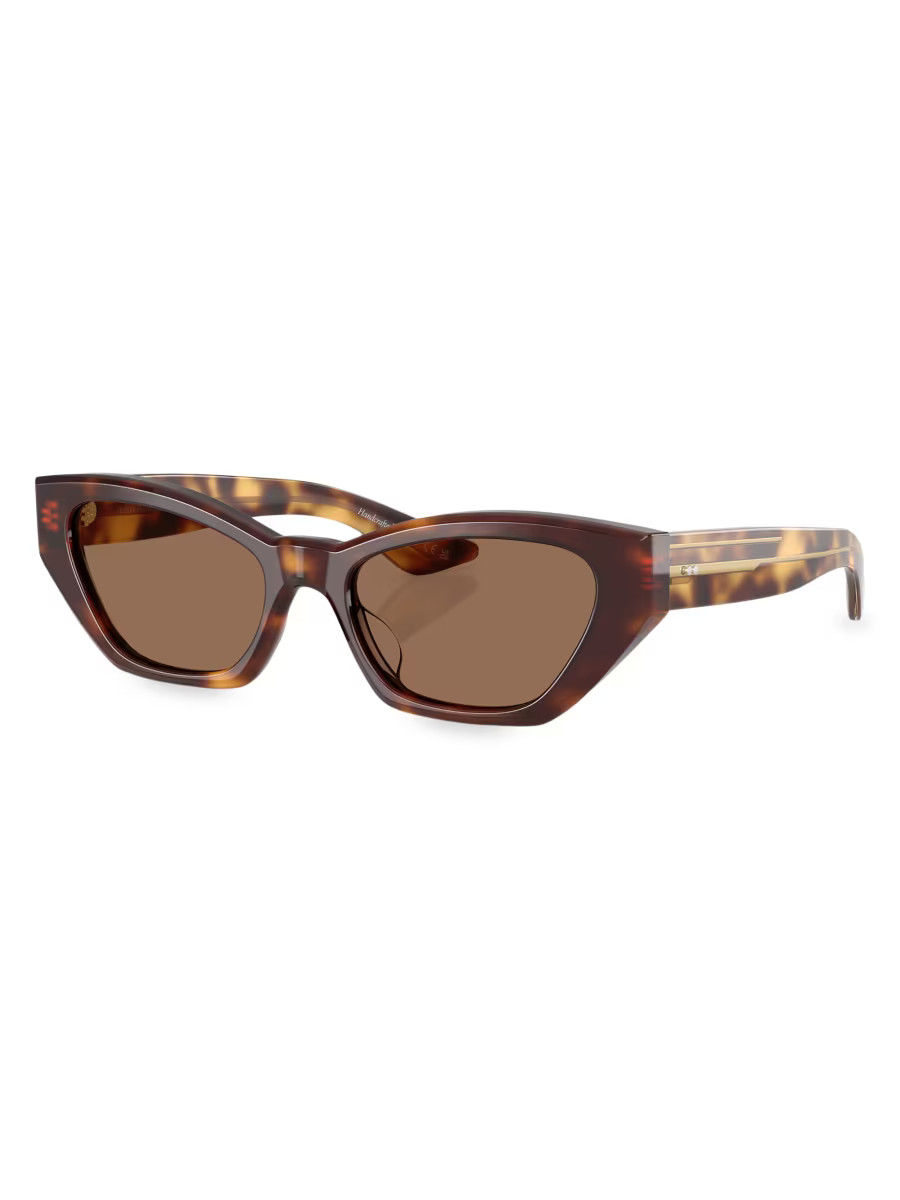 Oliver Peoples Oliver Peoples x Khaite 53MM Cat-Eye Sunglasses | Saks Fifth Avenue | Saks Fifth Avenue
