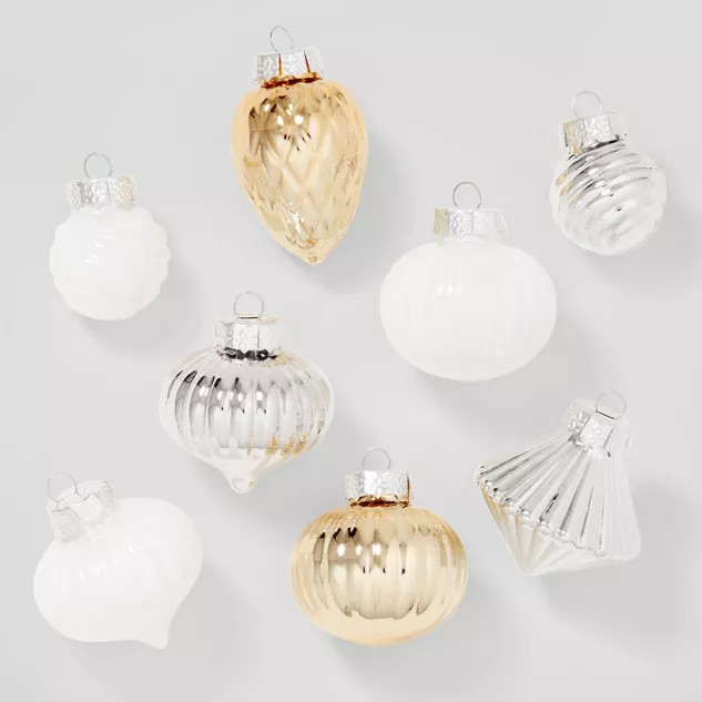 8ct Glass Christmas Tree Ornament Set - Wondershop™ | Target