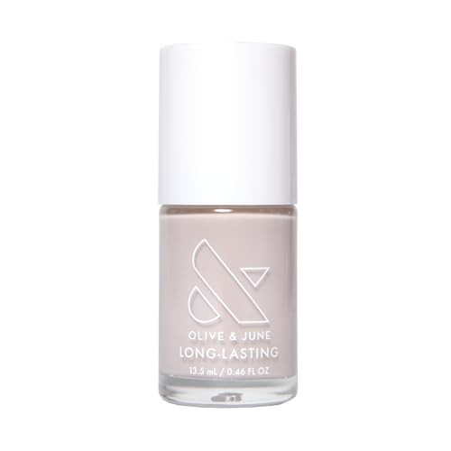 Olive & June Long Lasting Nail Polish | Plump Gel-Like Finish No Lamp Needed | Lasts up to 10 days | Salon-Quality 15-Free Vegan & Cruelty-Free Chip-Resistant | Extra Marshmallows | Amazon (US)
