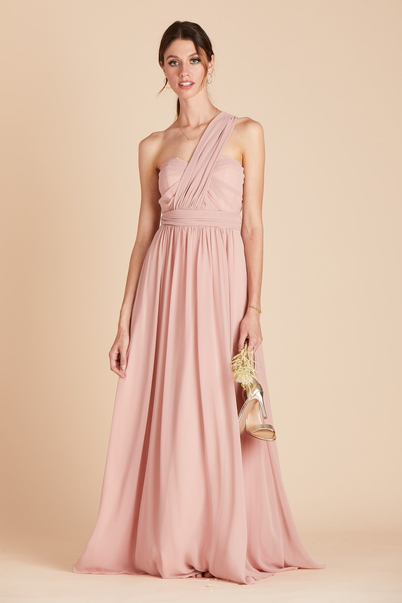 Grace Convertible Dress - Dusty Rose | Birdy Grey