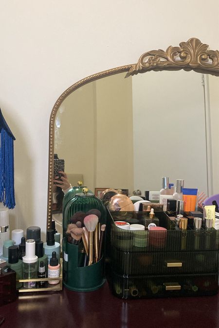 New makeup organizers! The organizer, brush holder, and mirror are all Amazon finds! 

#LTKfindsunder50 #LTKsalealert #LTKhome