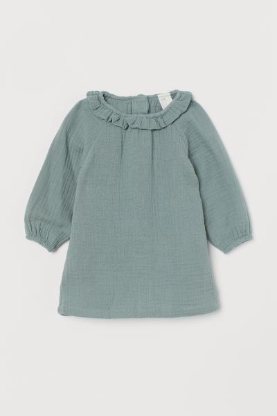 Crinkled Cotton Dress | H&M (US)