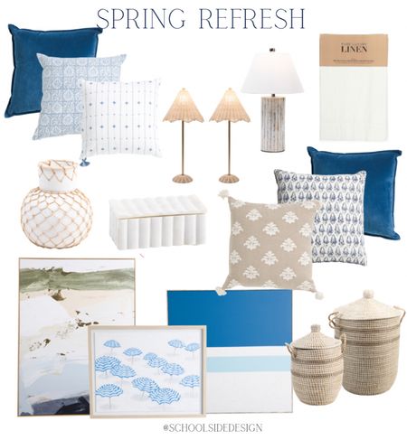 Sharing some of my favorite affordable spring pieces, including several Serena & Lily dupes! - pillows, blue and white pillows, blue and white pillow covers, coastal pillows, coastal throw pillows, coastal pillow covers, coastal living room, living room decor, 20x20 pillow covers, lumbar pillow covers, Euro pillow covers, feather pillow inserts, Amazon home #LTKFind

#LTKunder100 #LTKhome

#LTKSeasonal #LTKunder100 #LTKhome