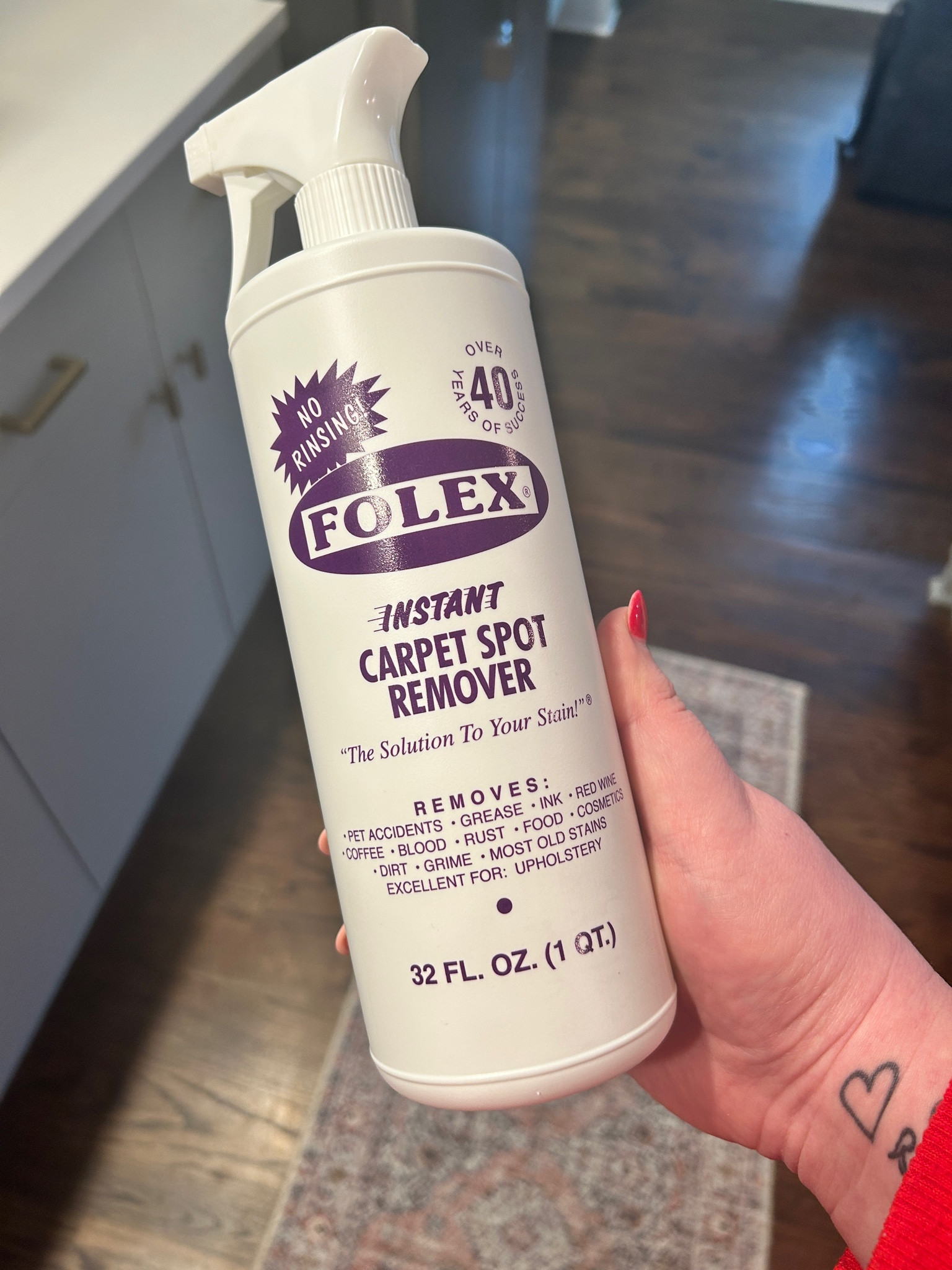 This has been my best friend today with a sick puppy dog. This is the most amazing cleaner and stain remover. It works on clothes, rugs, drapes, dog beds, etc.  We do not operate our house without it! It’s like a whole magic trick  

#LTKsalealert #LTKMostLoved #LTKhome