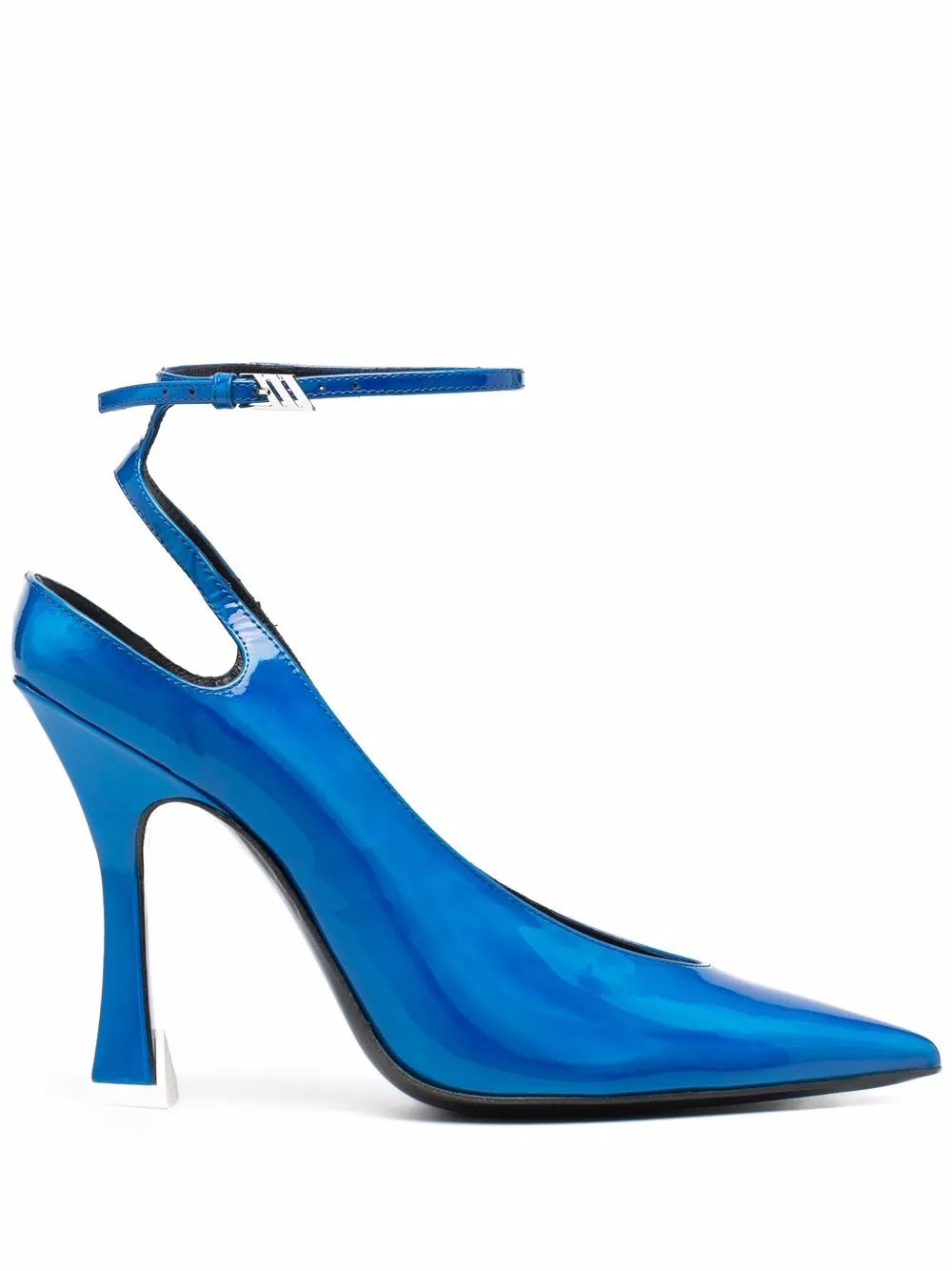 The Attico Slingback Pointed Toe Pumps | Blue | FARFETCH CA | Farfetch Global