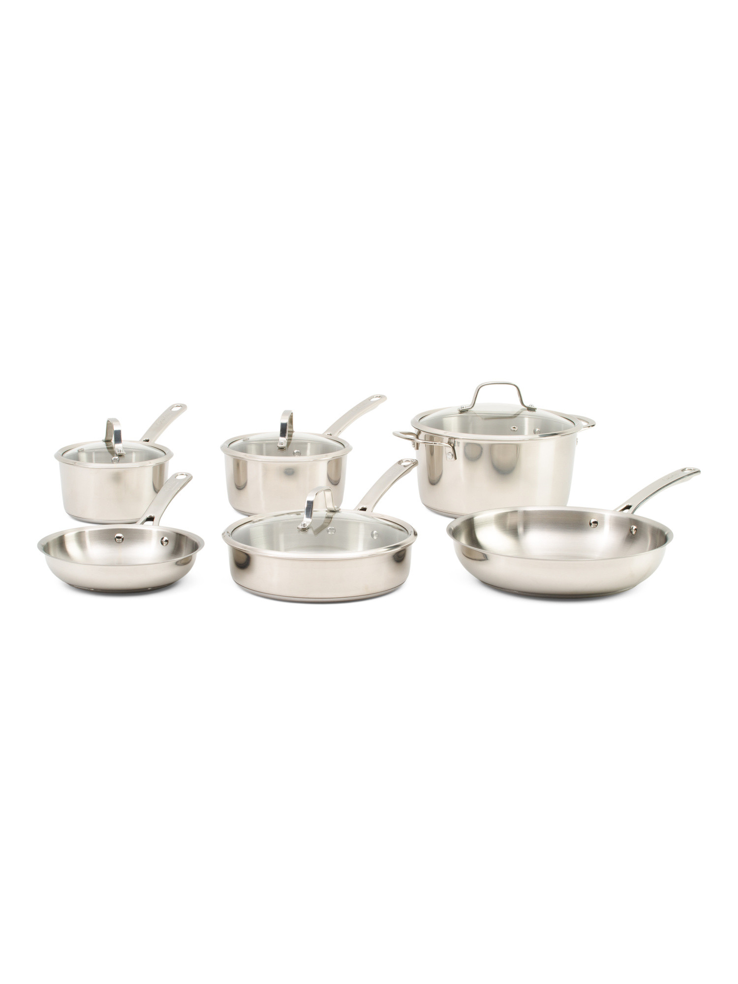 10pc Tri-ply Stainless Steel Cookware Set | Mother's Day Gifts | Marshalls | Marshalls