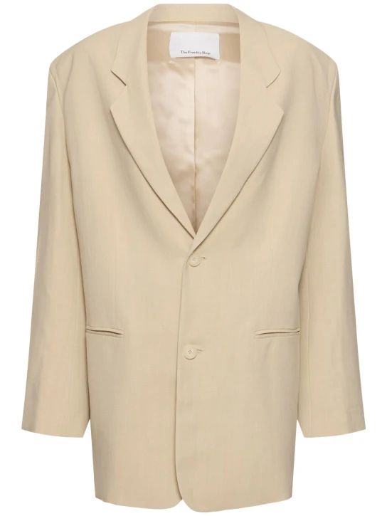 Aiden linen & viscose blazer | Luisaviaroma