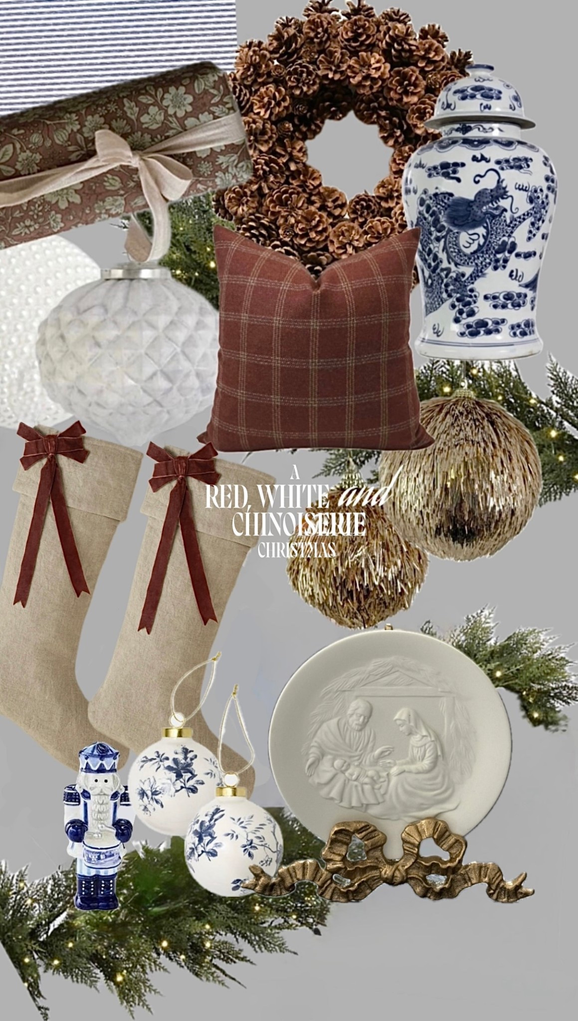 My 2025 Christmas “theme”: red, white and chinoiserie 💙 

It’s more about heirloom and heritage pieces to build upon year after year so quality is of the utmost importance. Shop my finds here!  🎄 

#LTKHome #LTKHoliday #LTKSeasonal