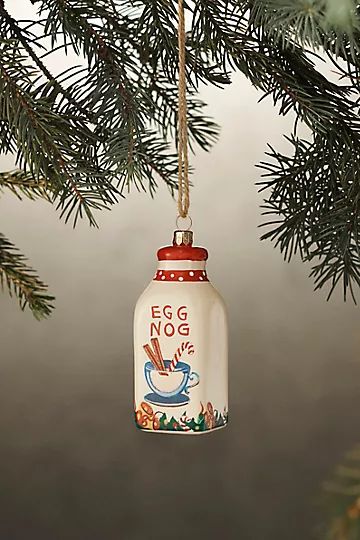 Egg Nog Glass Ornament | Anthropologie (US)