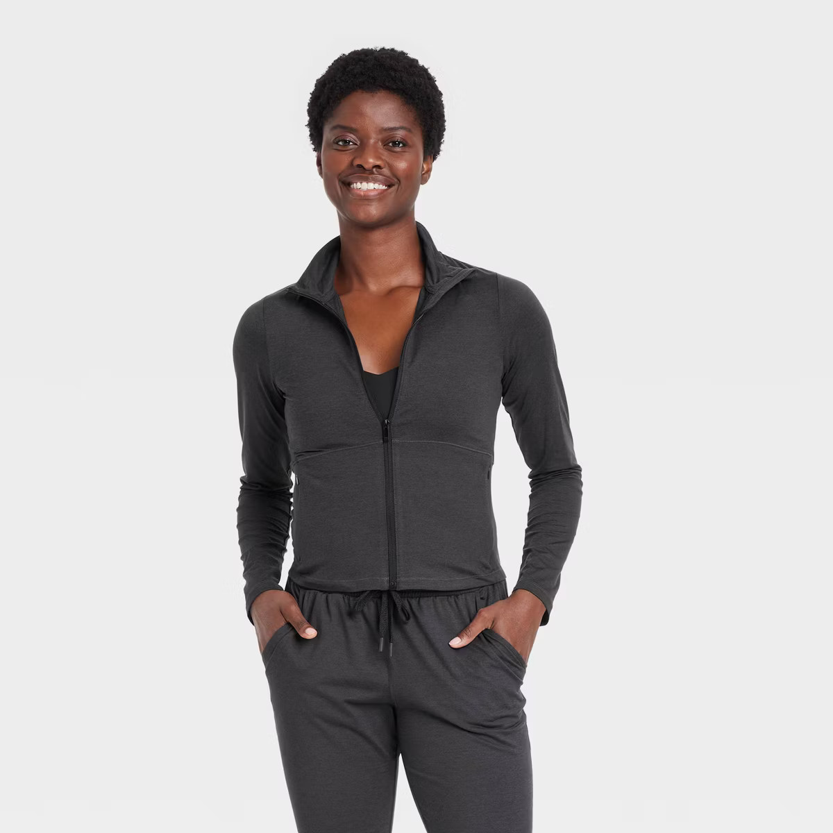 Women's Soft Stretch Full Zip Jacket - All In Motion™ | Target
