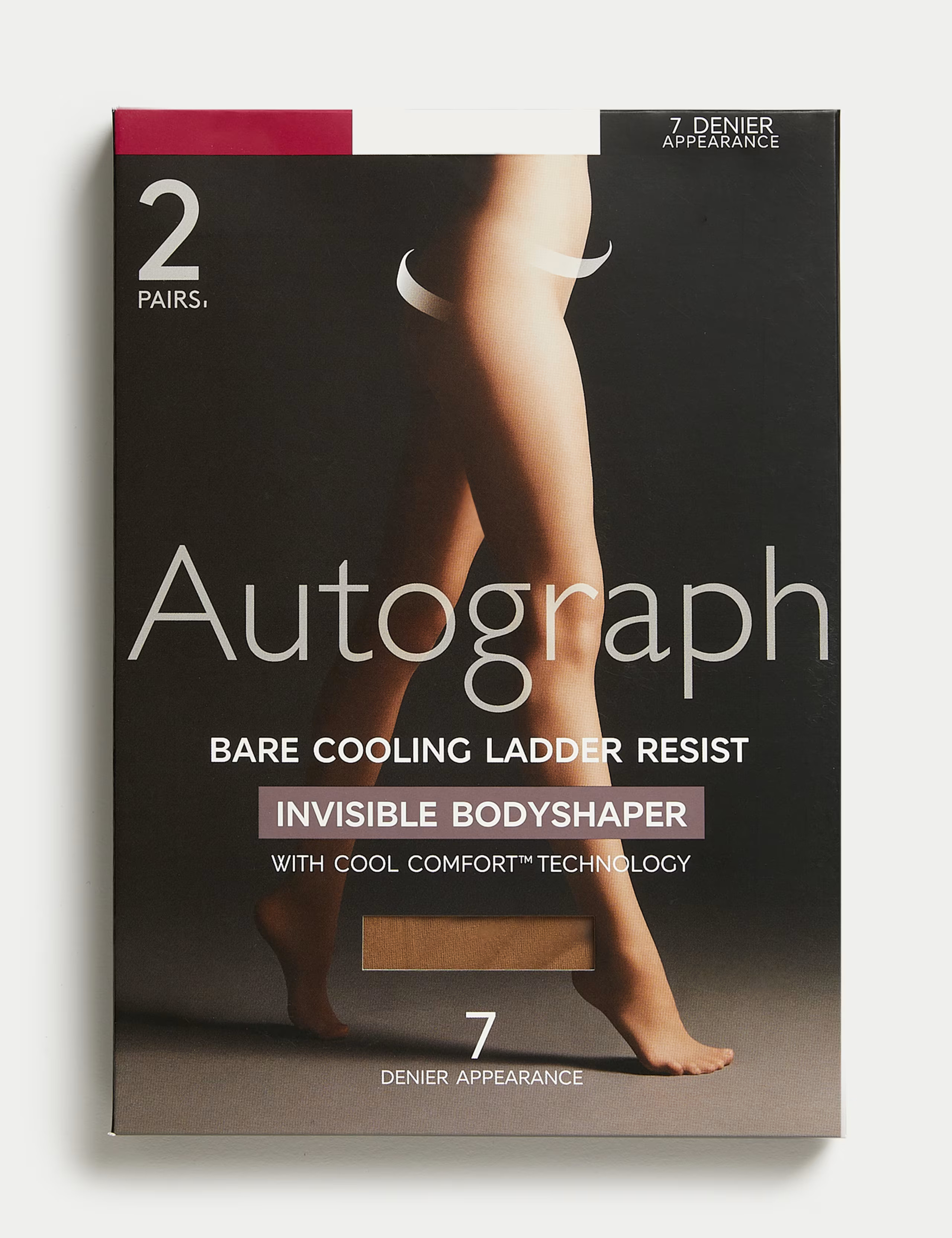 2pk 7 Denier Body Shaping Sheer Tights | Marks & Spencer (UK)