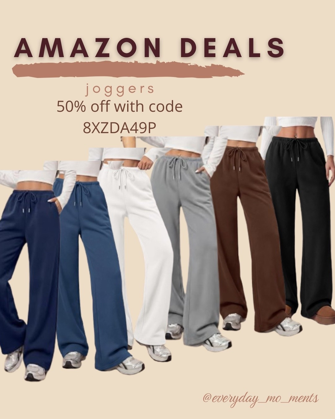 $17 ends 8/19

Amazon fashion
Amazon deals
Wide leg joggers
Sweatpants
Comfy outfit

#LTKSaleAlert