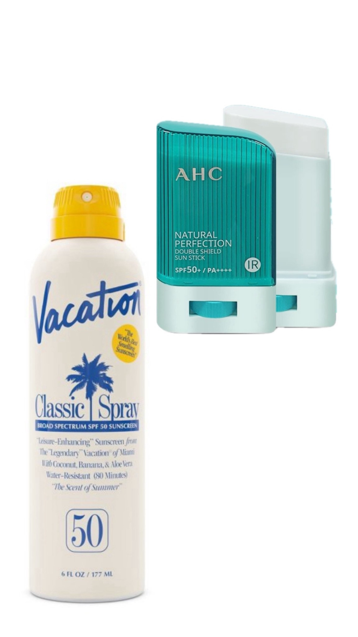 Sun screen from my Instagram stories! Love the scent of the vacation one! The ahc leaves no white cast so it’s the one we use for our face! 

#LTKSummerEdit #LTKSwim #LTKBeauty