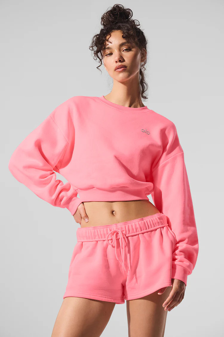 Cropped Accolade Crewneck | Alo Yoga (US)