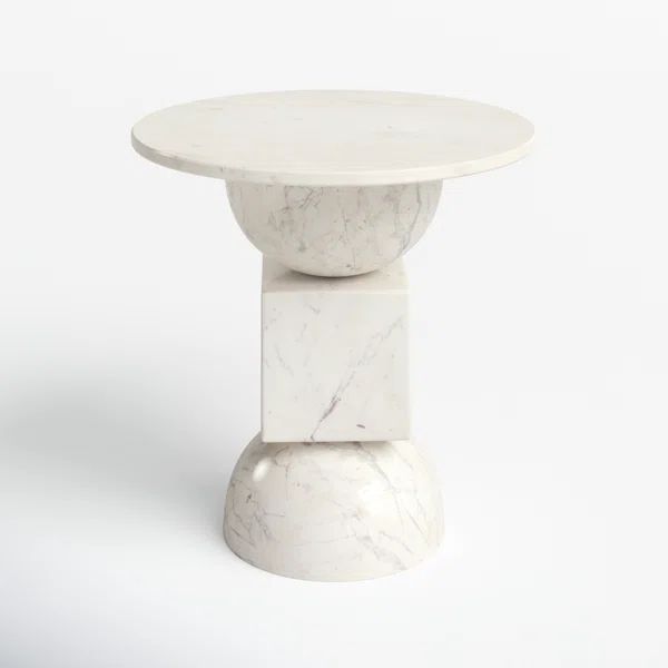 Zed Marble Top End Table | Wayfair North America