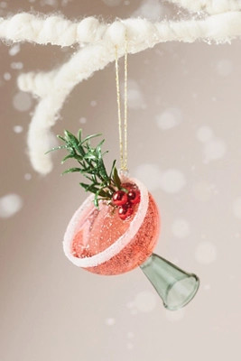Cranberry Cocktail Glass Ornament | Anthropologie (US)