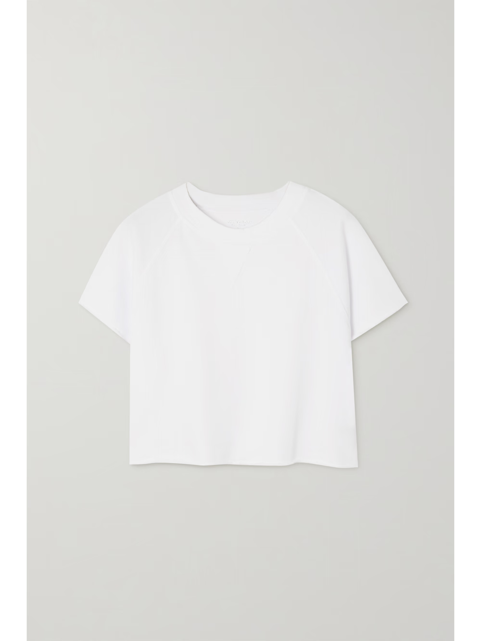 Practice cropped cotton-jersey T-shirt | NET-A-PORTER (US)