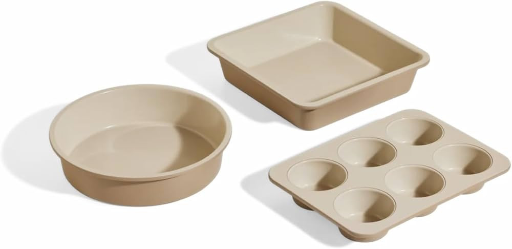 Our Place Wonder Oven Baker’s Kit – 3-Piece Toxin-Free Ceramic Nonstick Bakeware Set (8” Ro... | Amazon (US)
