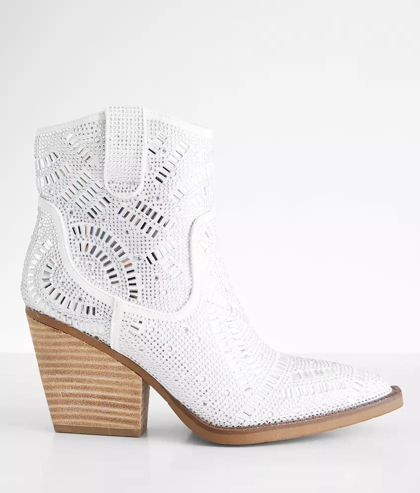 Maze Rhinestone Western Ankle Boot | Buckle