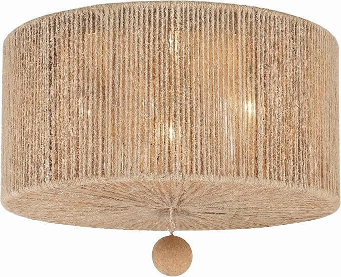 Crystorama Jessa 3 Light Burnished Silver Flush Mount | Amazon (US)