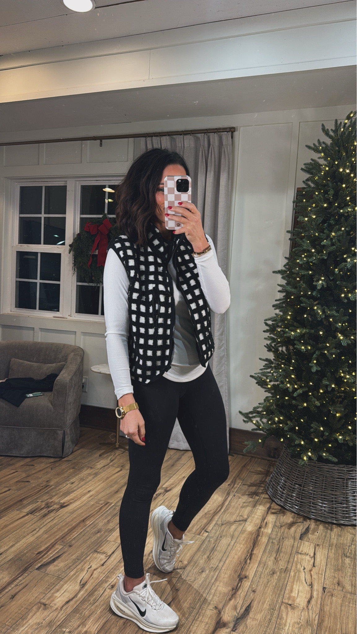 This vest is SO cute!! They have it in so many other colors. It’s super soft and cozy!

Fleece vest, Vest, Leggings, Winter outfit, White long sleeve, Nike shoes, Winter finds, VintagePickin, AprilWilks, winter fashion, winter Loungewear

#LTKSeasonal #LTKmomlife #LTKFindsUnder50