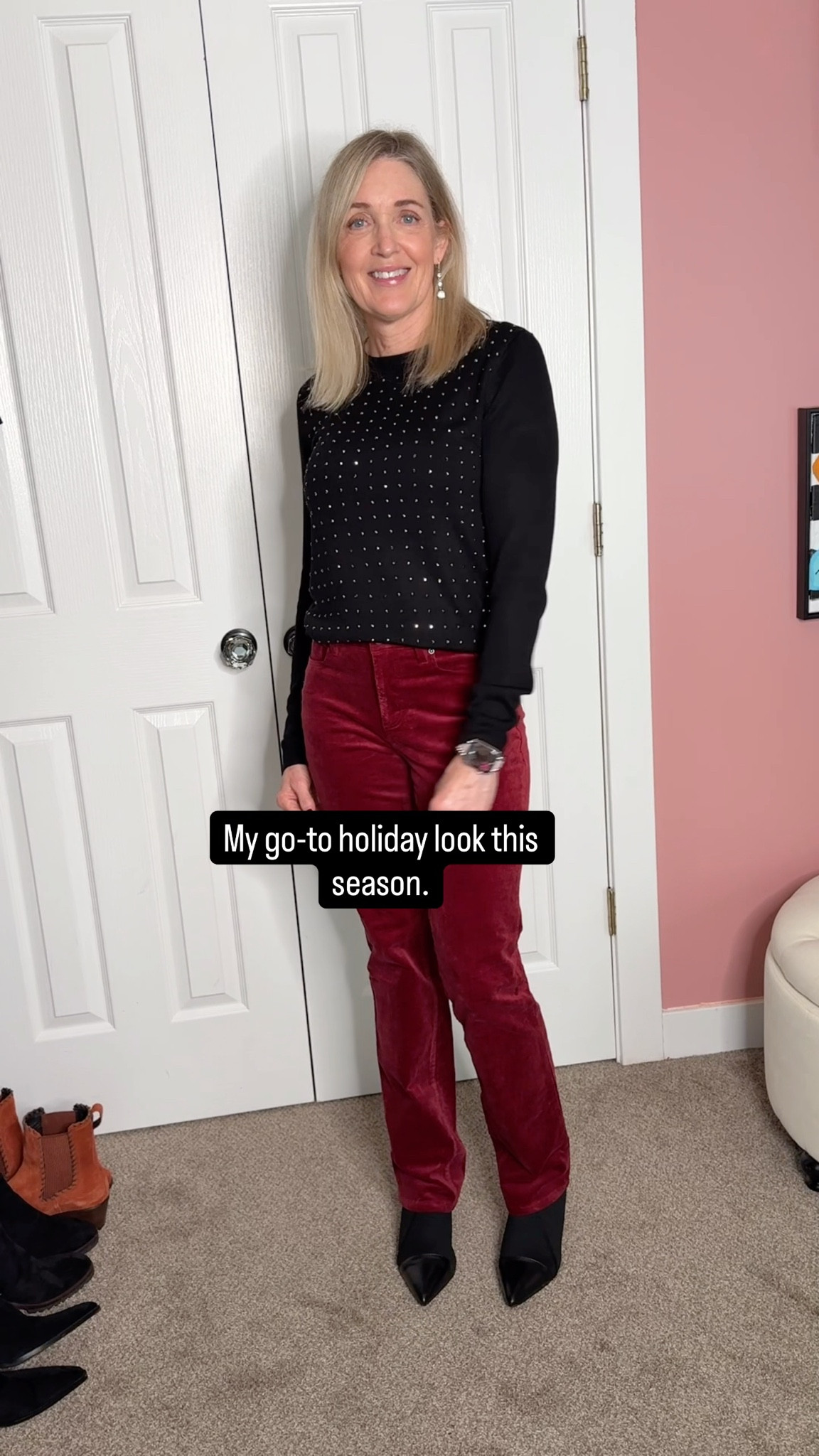 If you’re looking for an easy holiday outfit, this NYDJ look has been a favorite. The velveteen Marilyn Straight Pants in Wild Currant have the prettiest rich texture, and the Sparkle Sweater adds just the right amount of shimmer. Both pieces are comfortable enough for all-day wear and flattering thanks to NYDJ’s Lift Tuck Technology.

Wearing a XS on the sweater and 00 on the pants. Both pieces on sale for Cyber Monday.

Cyber Monday sale, NYDJ, fashion over 40, holiday party outfit, festive workwear, Christmas outfit, festive outfit, affordable holiday outfit


#LTKOver40 #LTKHoliday #LTKCyberWeek