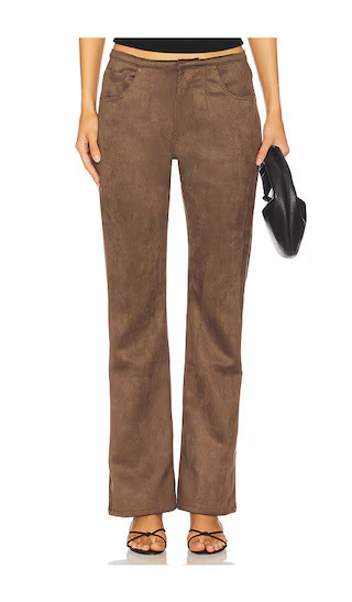 LIONESS Charismatic Pant in Brown. - size L | Revolve Clothing (Global)