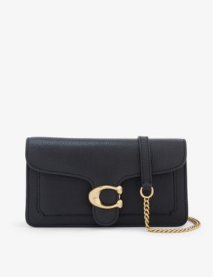 Tabby Leather Chain Clutch Bag | Selfridges
