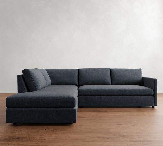 Pacifica Slim Arm Return Bumper Sectional (102"–106") | Pottery Barn (US)