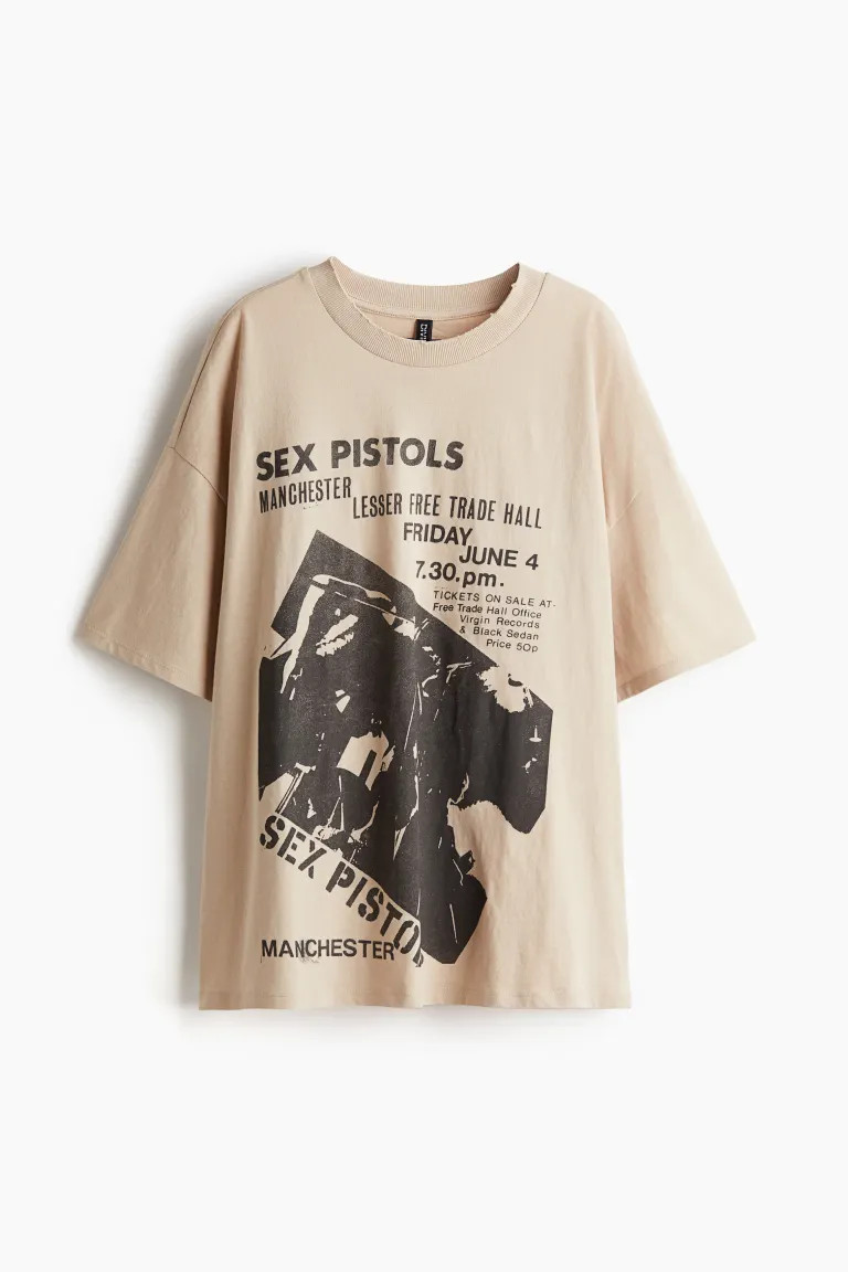 Oversized Printed T-shirt | H&M (US + CA)