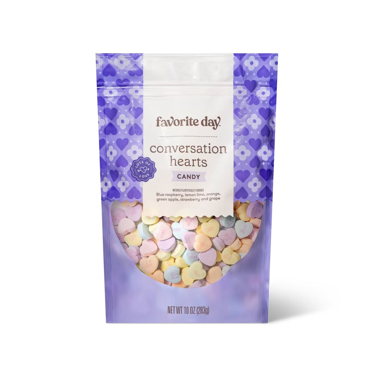 Valentine Small Conversation Hearts Stand Up Bag - 10oz - Favorite Day™ | Target