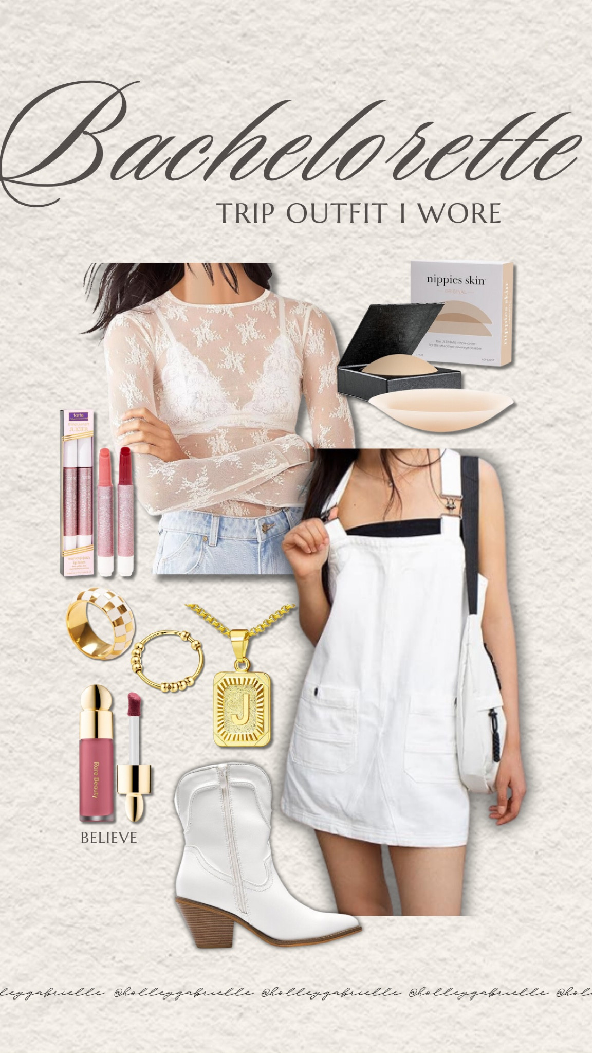 Bachelorette trip outfit✨🤍💍

Amazon / Amazon fashion / white button down / necklace / initial necklace / rare beauty blush / Sephora sale / western boots / Nippies / ring / Holley Gabrielle 

#LTKStyleTip #LTKWedding #LTKFindsUnder100