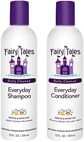 Fairy Tales Daily Cleanse Everyday Kids Shampoo + Conditioner set - Gentle Natural Defining Shampoo  | Amazon (US)