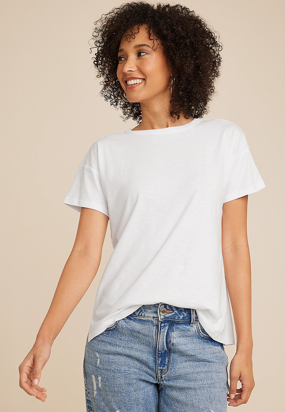 24/7 Dawson Crew Neck Tee | Maurices