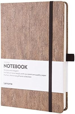 Thick Notebook - Eco-Friendly Natural Cork Hardcover Writing Notebook with Pen Loop & Premium Thi... | Amazon (US)