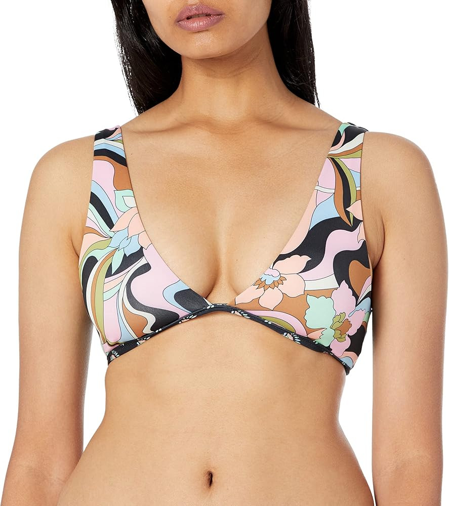 Billabong Women's Standard Dont Trip Reversible Ava Bikini Top | Amazon (US)