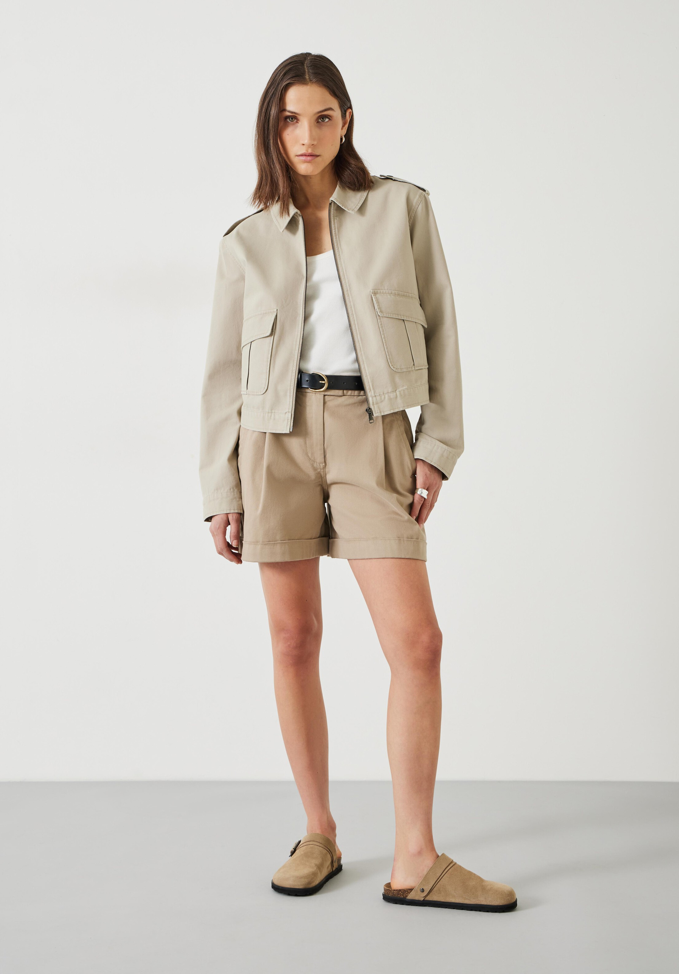 Laurie Zip Up Utility Jacket | Hush UK