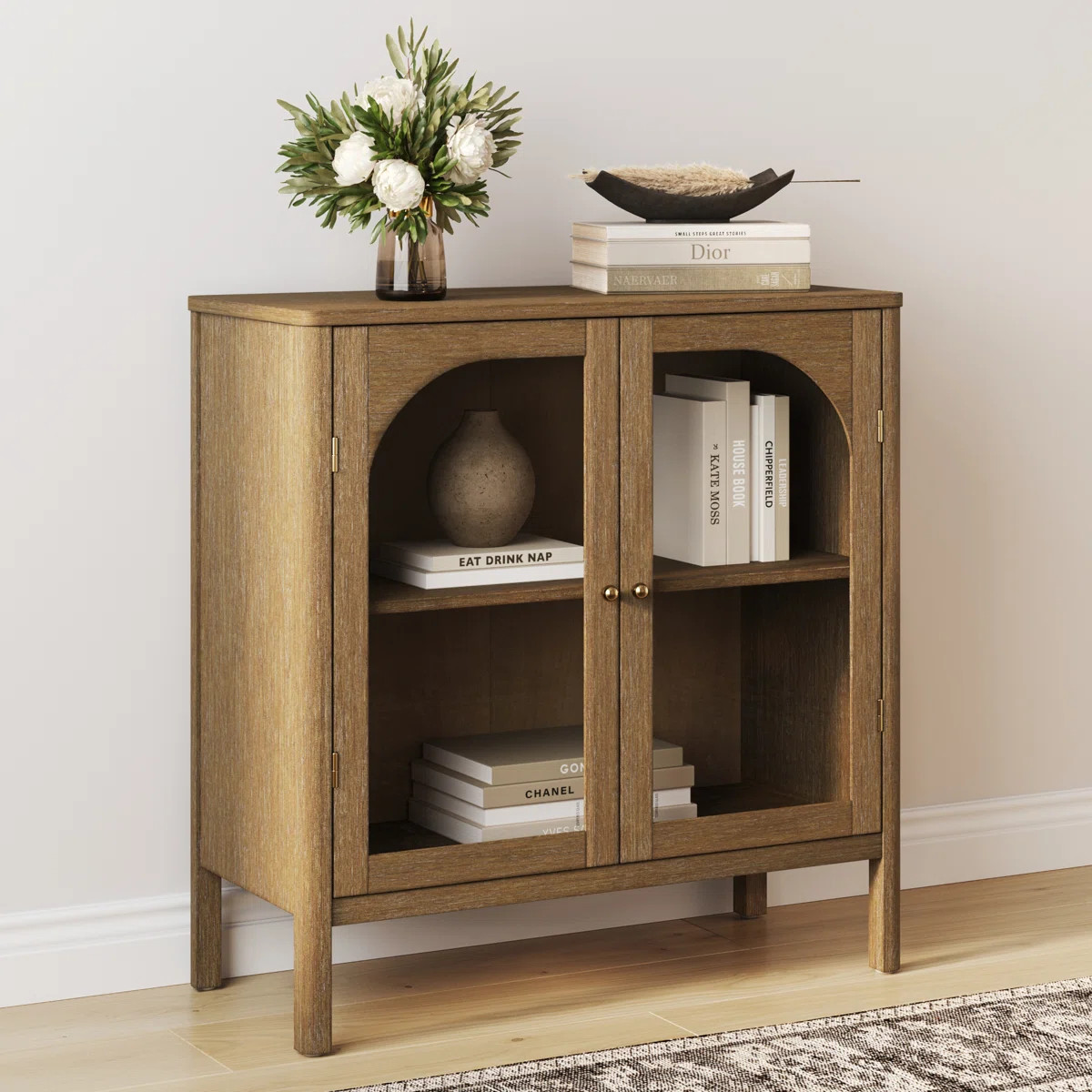 Sideboard Buffet With Glass Doors | Wayfair North America