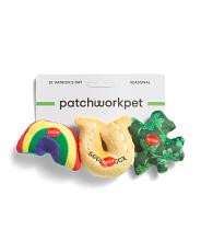 3pk St Patty Squeaker Pet Toys | TJ Maxx