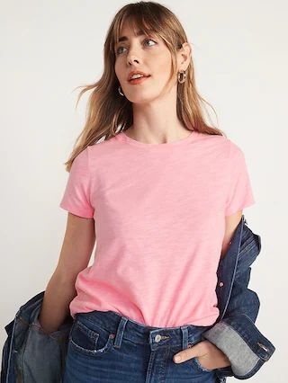 EveryWear Slub-Knit T-Shirt for Women | Old Navy (US)