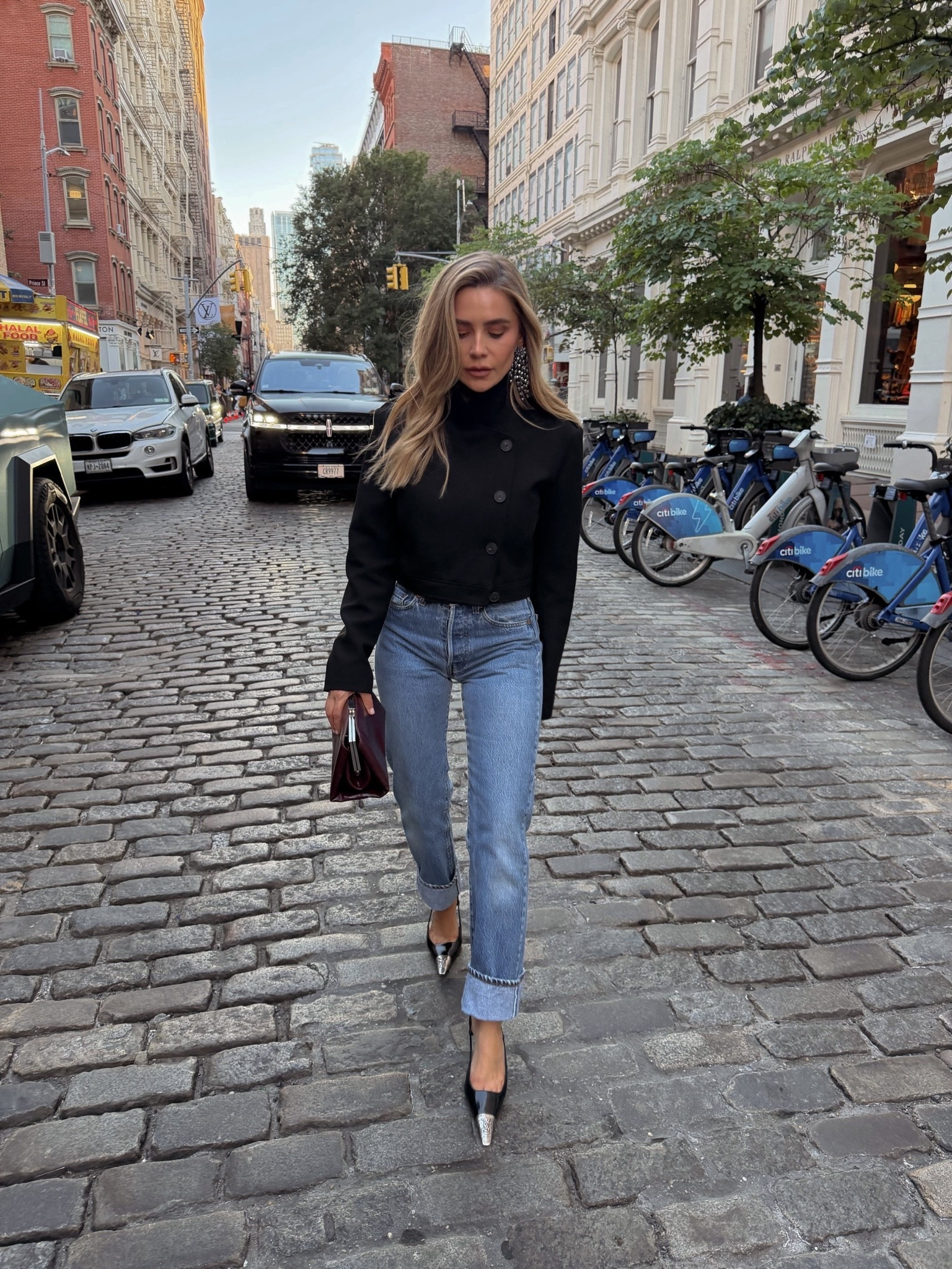 Jacket 36 I will wear this with so many pieces all fall winter! 
*Jeans vintage Levi's 501's