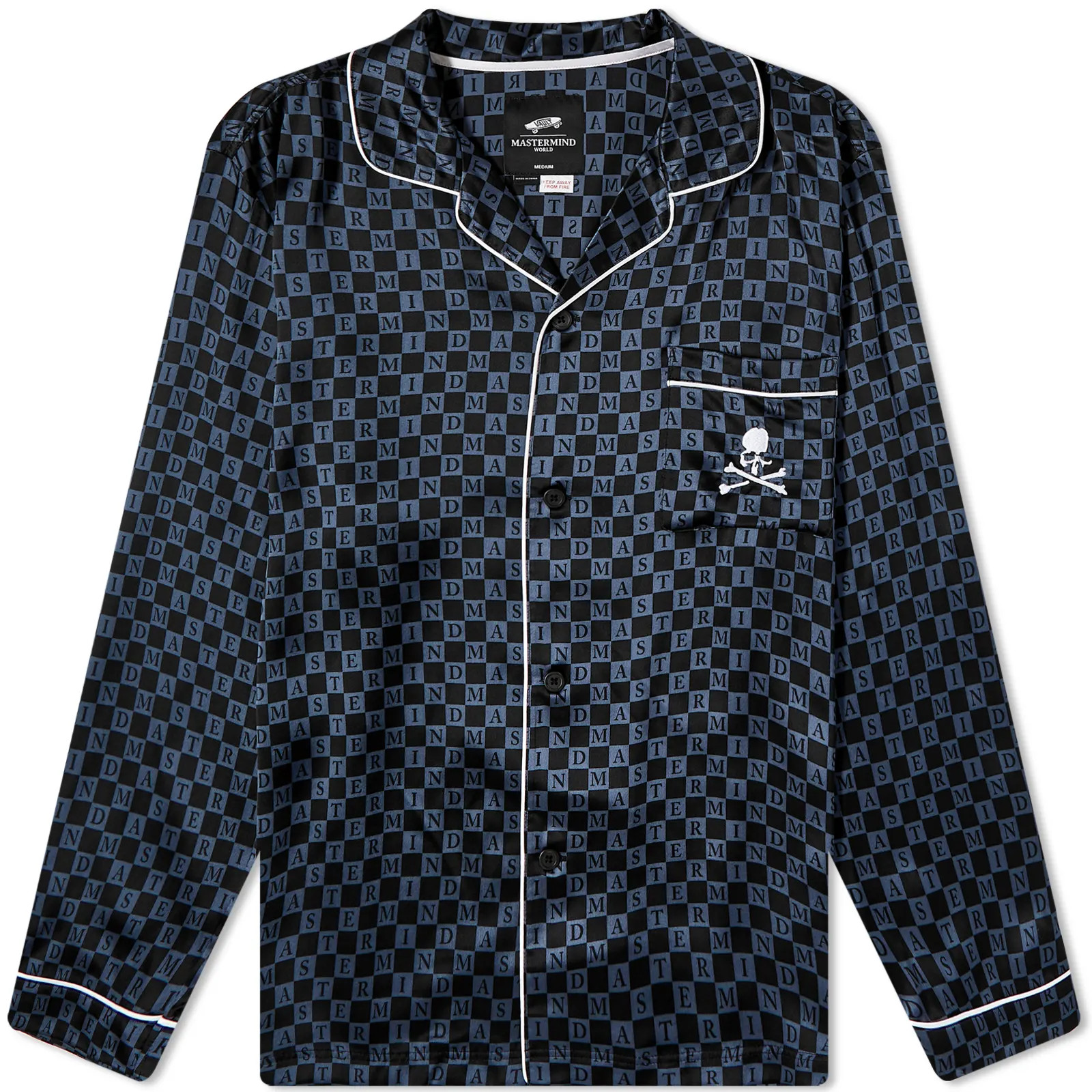 Vans Vault x Mastermind World PyJama Shirt | End Clothing (US & RoW)
