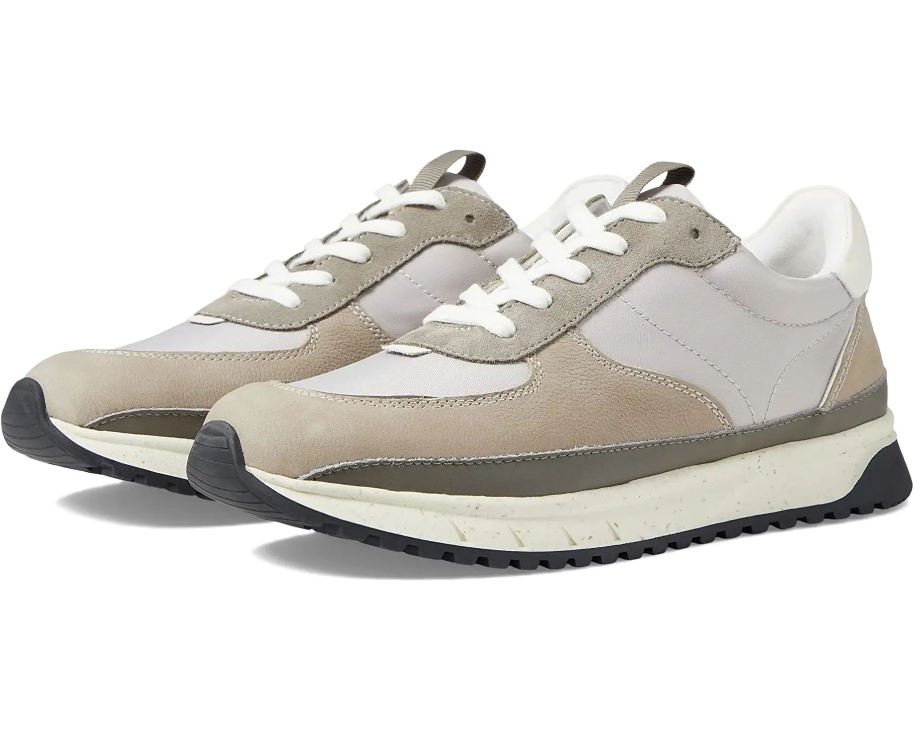 Kickoff Trainer Sneakers in Leather and (Re)sourced Nylon | Zappos