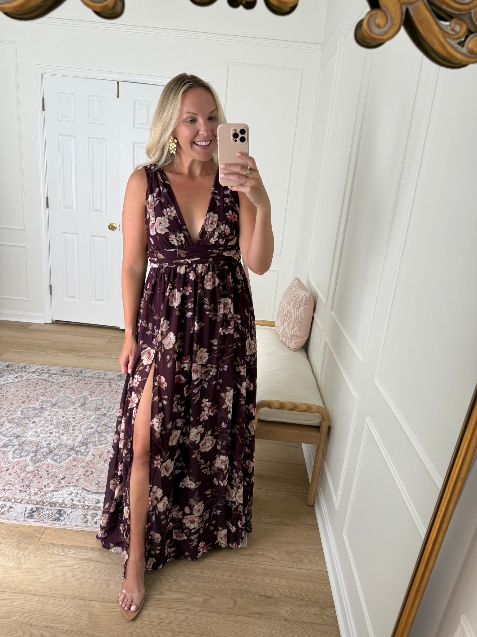Fall wedding guest dress